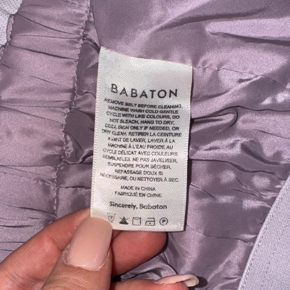 Babaton Lavender Wide Leg Strapless Jumpsuit Size 0 π - Picture 8 of 11
